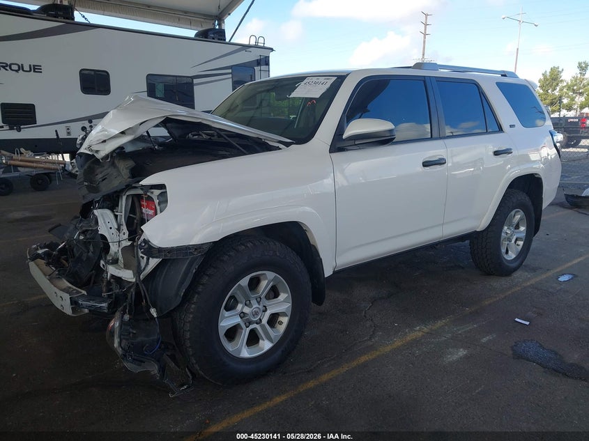 2017 Toyota 4runner VIN JTEBU5JR6H5462340 IAAI salvage auction — FRONT END, Salvage (California), sold $7,950 on 2026-07-07 (photo 2)