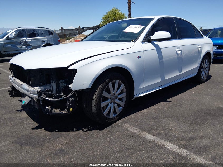 2014 Audi A4 VIN WAUEFAFL0EN007372 IAAI salvage auction — FRONT END, Salvage Title, sold $950 on 2026-07-17 (photo 2)