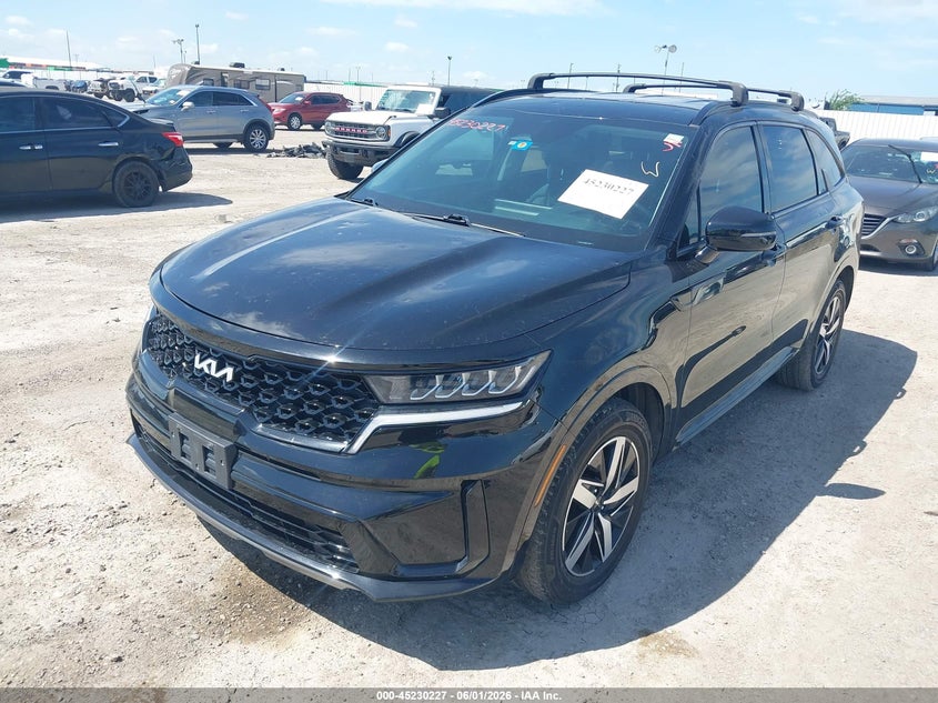 2022 Kia Sorento VIN 5XYRL4LCXNG111751 IAAI salvage auction — HAIL, Salvage Title, sold $10,900 on 2026-07-22 (photo 2)
