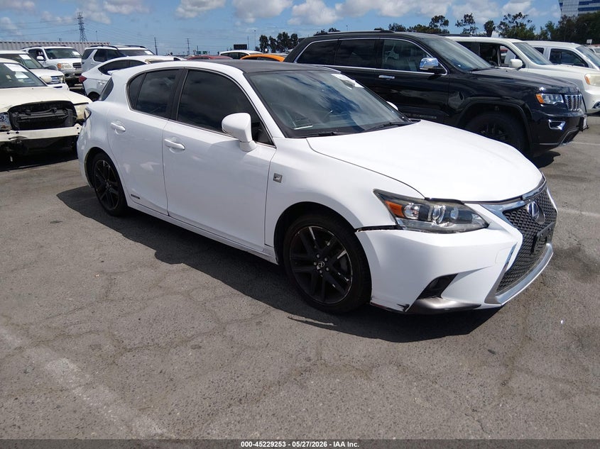 2017 Lexus VIN JTHKD5BHXH2283907 IAAI salvage auction — LEFT REAR, Salvage (California), sold $5,300 on 2026-07-06 (photo 1)
