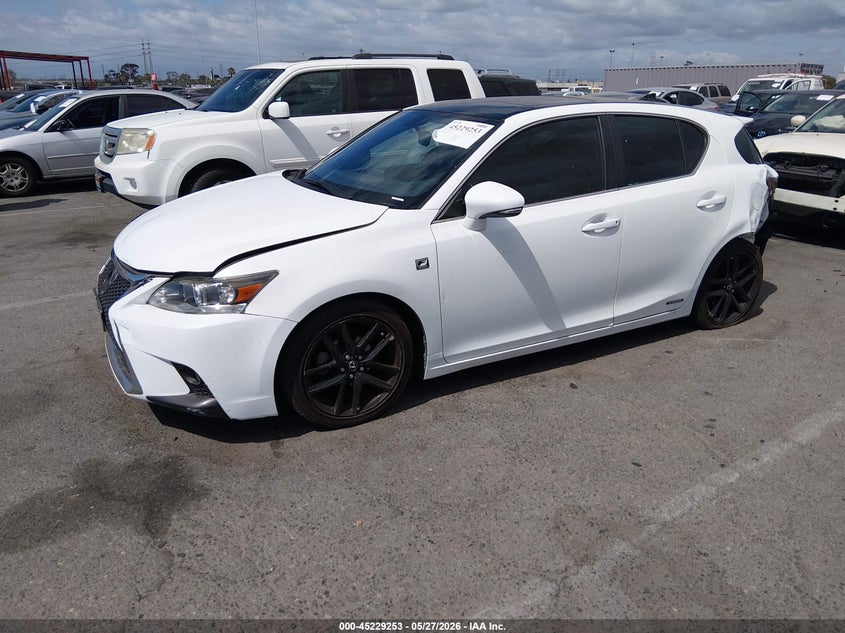2017 Lexus VIN JTHKD5BHXH2283907 IAAI salvage auction — LEFT REAR, Salvage (California), sold $5,300 on 2026-07-06 (photo 2)