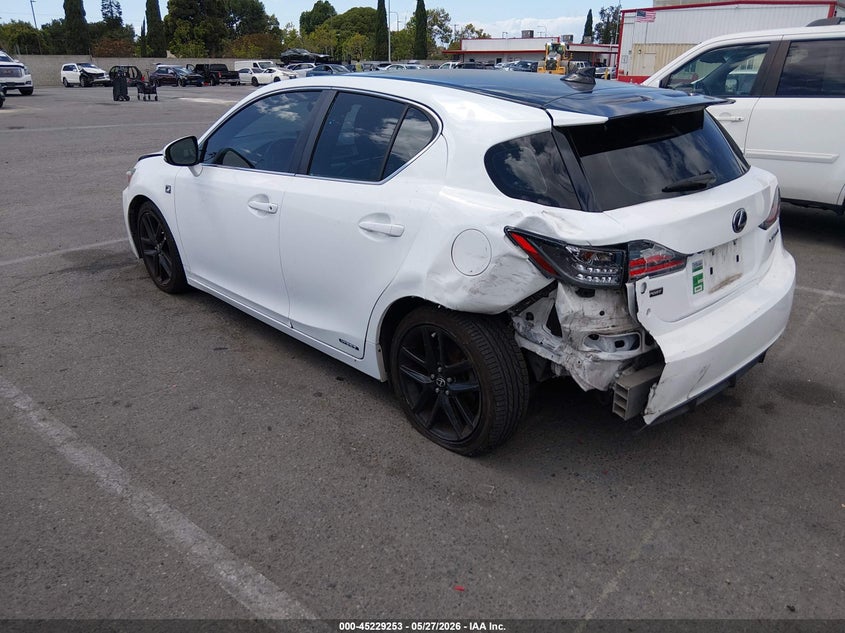 2017 Lexus VIN JTHKD5BHXH2283907 IAAI salvage auction — LEFT REAR, Salvage (California), sold $5,300 on 2026-07-06 (photo 3)