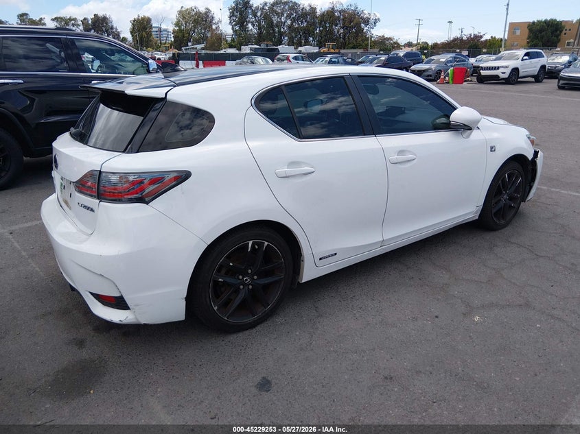 2017 Lexus VIN JTHKD5BHXH2283907 IAAI salvage auction — LEFT REAR, Salvage (California), sold $5,300 on 2026-07-06 (photo 4)