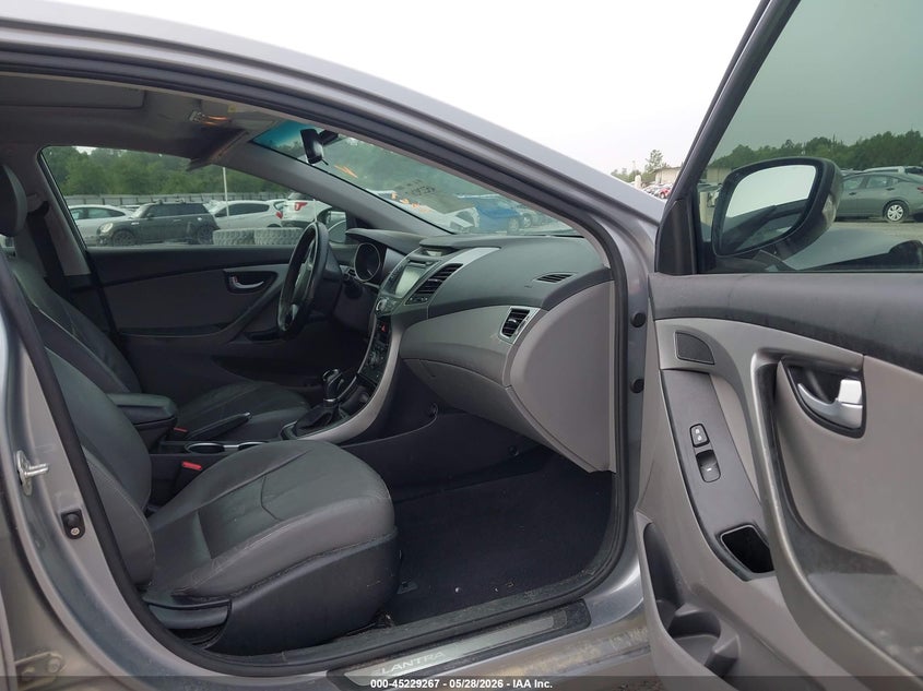2015 Hyundai Elantra VIN KMHDH4AE2FU456087 IAAI salvage auction — FRONT END, Rebuildable (Florida), sold $1,525 on 2026-07-16 (photo 5)