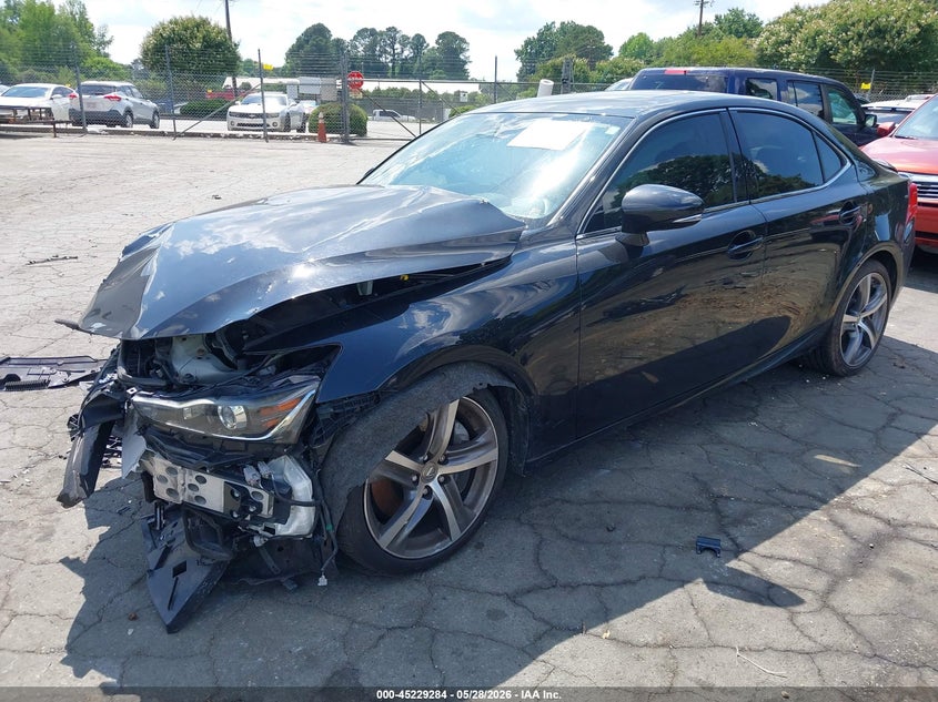 2017 Lexus Is VIN JTHCM1D27H5023694 IAAI salvage auction — FRONT END, Salvage Title, sold $700 on 2026-07-23 (photo 2)