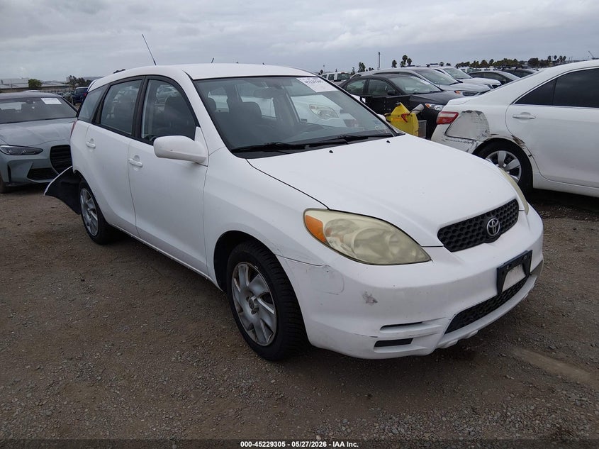 2004 Toyota Matrix VIN 2T1KR32E04C283424 IAAI salvage auction — REAR END, Salvage (California), sold $1,050 on 2026-07-09 (photo 1)