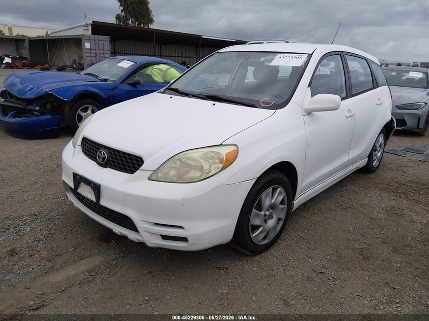 2004 Toyota Matrix VIN 2T1KR32E04C283424 IAAI salvage auction — REAR END, Salvage (California), sold $1,050 on 2026-07-09 (photo 2)