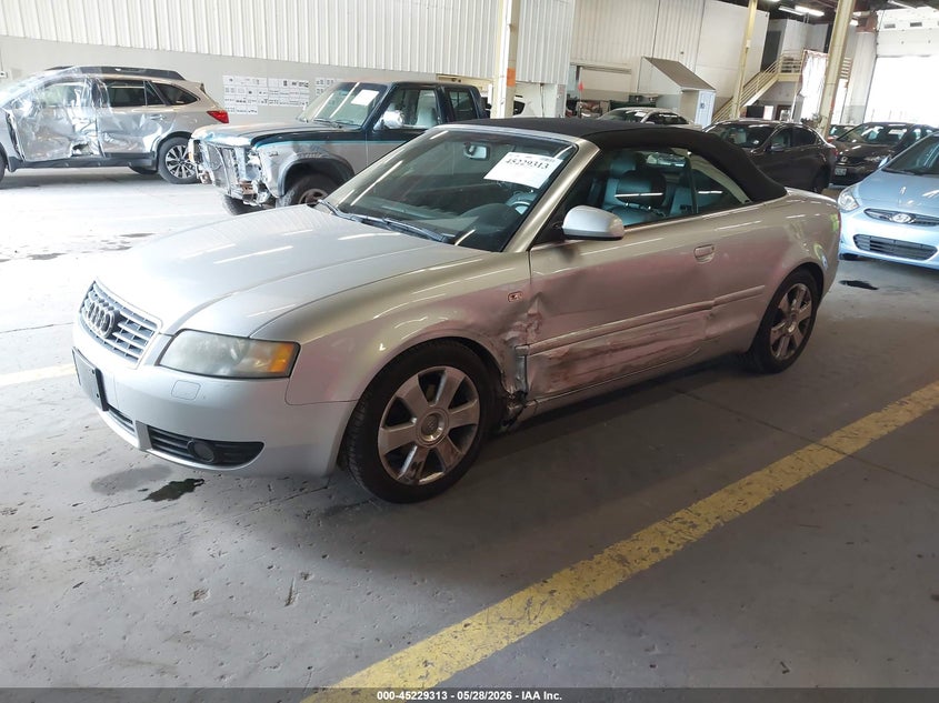 2004 Audi A4 VIN WAUAC48H74K000310 IAAI salvage auction — LEFT FRONT, Salvage (Oregon), sold $275 on 2026-07-09 (photo 2)
