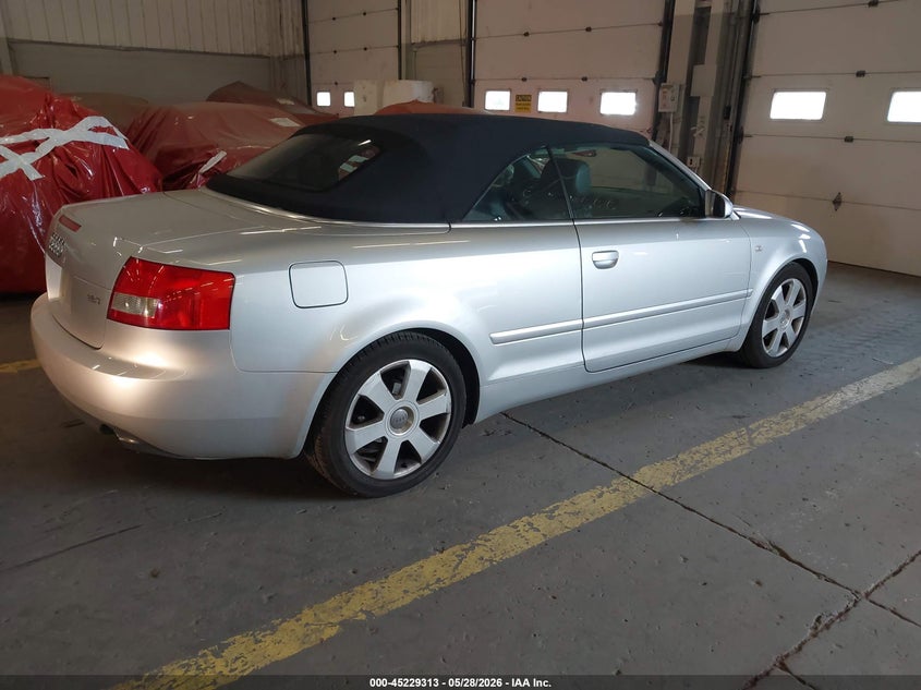 2004 Audi A4 VIN WAUAC48H74K000310 IAAI salvage auction — LEFT FRONT, Salvage (Oregon), sold $275 on 2026-07-09 (photo 4)
