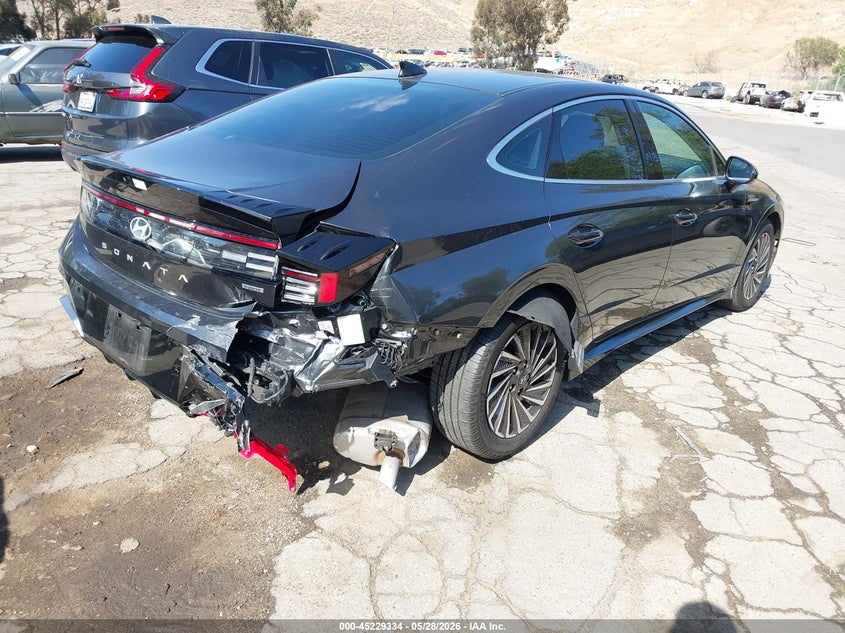 2025 Hyundai Sonata VIN KMHL34JJ5SA116001 IAAI salvage auction — RIGHT REAR, Salvage (California), sold $9,350 on 2026-07-28 (photo 4)