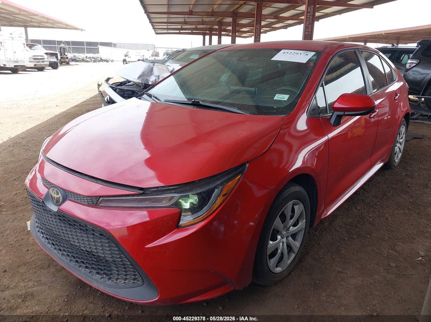 2021 Toyota Corolla VIN 5YFEPMAE9MP229100 IAAI salvage auction — REAR END, Salvage Title, sold $4,900 on 2026-07-28 (photo 2)