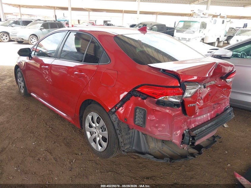 2021 Toyota Corolla VIN 5YFEPMAE9MP229100 IAAI salvage auction — REAR END, Salvage Title, sold $4,900 on 2026-07-28 (photo 3)