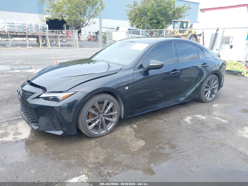 2025 Lexus Is VIN JTHGZ1B26S5092325 IAAI salvage auction — RIGHT FRONT, Salvage Title, sold $28,350 on 2026-07-20 (photo 2)