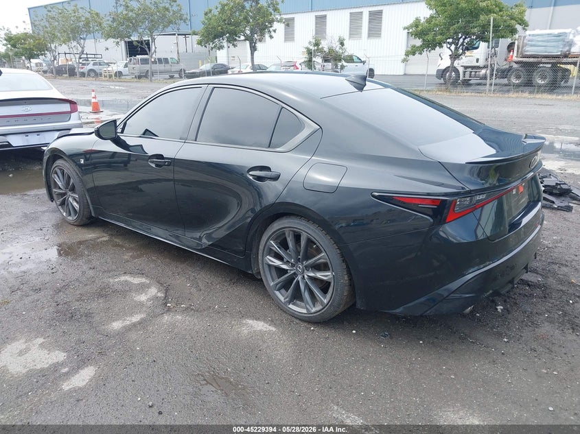 2025 Lexus Is VIN JTHGZ1B26S5092325 IAAI salvage auction — RIGHT FRONT, Salvage Title, sold $28,350 on 2026-07-20 (photo 3)