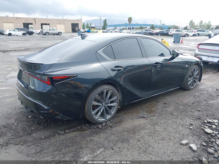 2025 Lexus Is VIN JTHGZ1B26S5092325 IAAI salvage auction — RIGHT FRONT, Salvage Title, sold $28,350 on 2026-07-20 (photo 4)