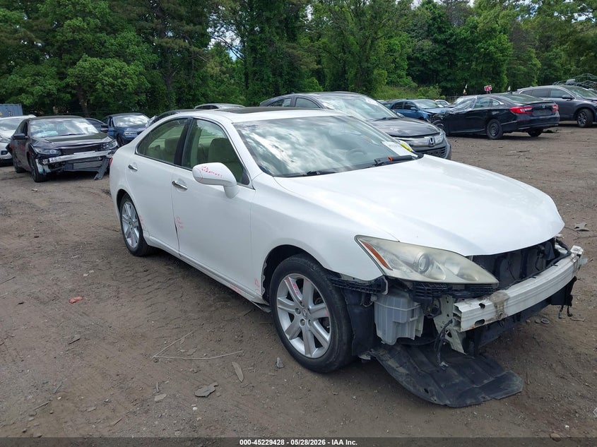 2009 Lexus Es 350 VIN JTHBJ46G892280378 IAAI salvage auction — FRONT END, Mv-907A (New York), sold $25 on 2026-07-21 (photo 1)
