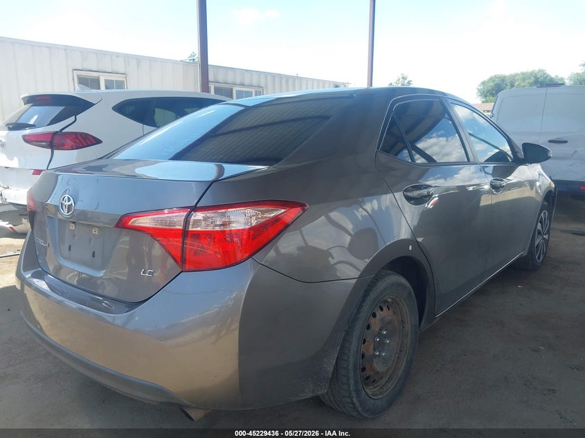 2018 Toyota Corolla VIN 5YFBURHE0JP755545 IAAI salvage auction — LEFT REAR, Salvage Title, sold $3,875 on 2026-07-28 (photo 4)