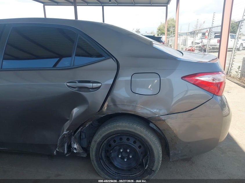 2018 Toyota Corolla VIN 5YFBURHE0JP755545 IAAI salvage auction — LEFT REAR, Salvage Title, sold $3,875 on 2026-07-28 (photo 6)
