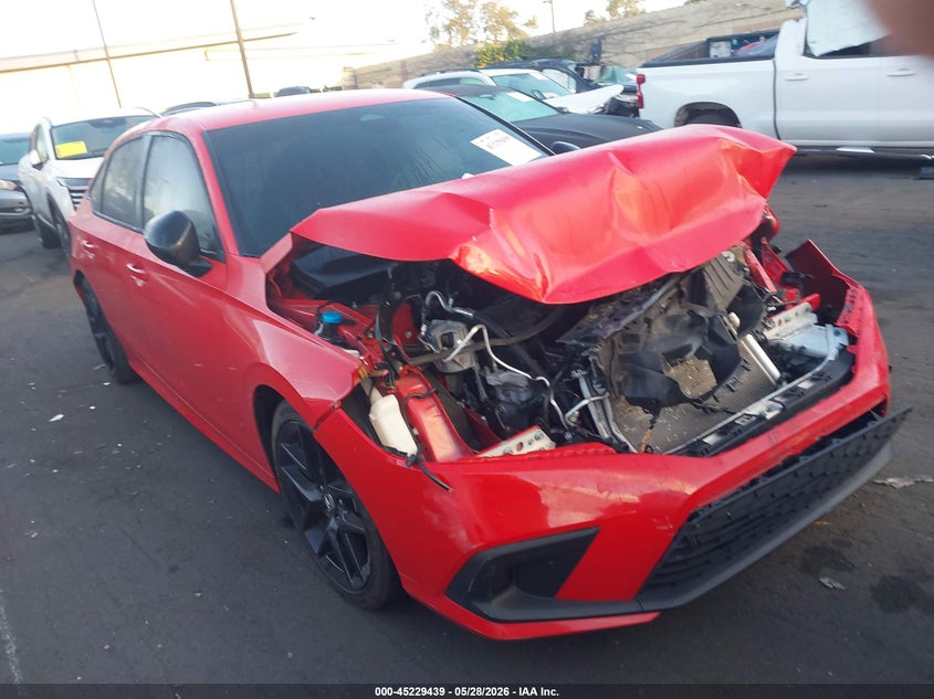2024 Honda Civic VIN 2HGFE2F54RH589414 IAAI salvage auction — FRONT END, Salvage Title, sold $5,850 on 2026-07-31 (photo 1)