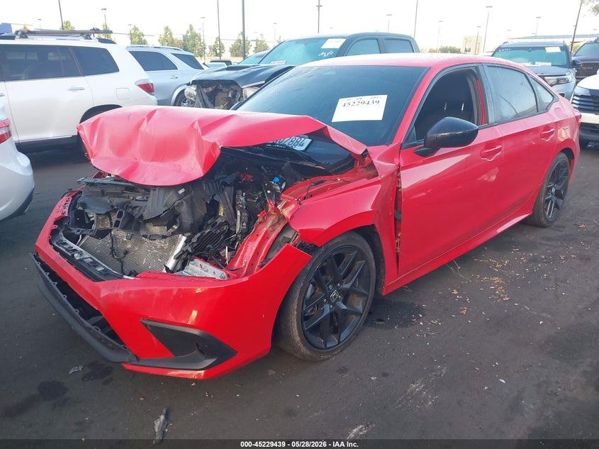 2024 Honda Civic VIN 2HGFE2F54RH589414 IAAI salvage auction — FRONT END, Salvage Title, sold $5,850 on 2026-07-31 (photo 2)