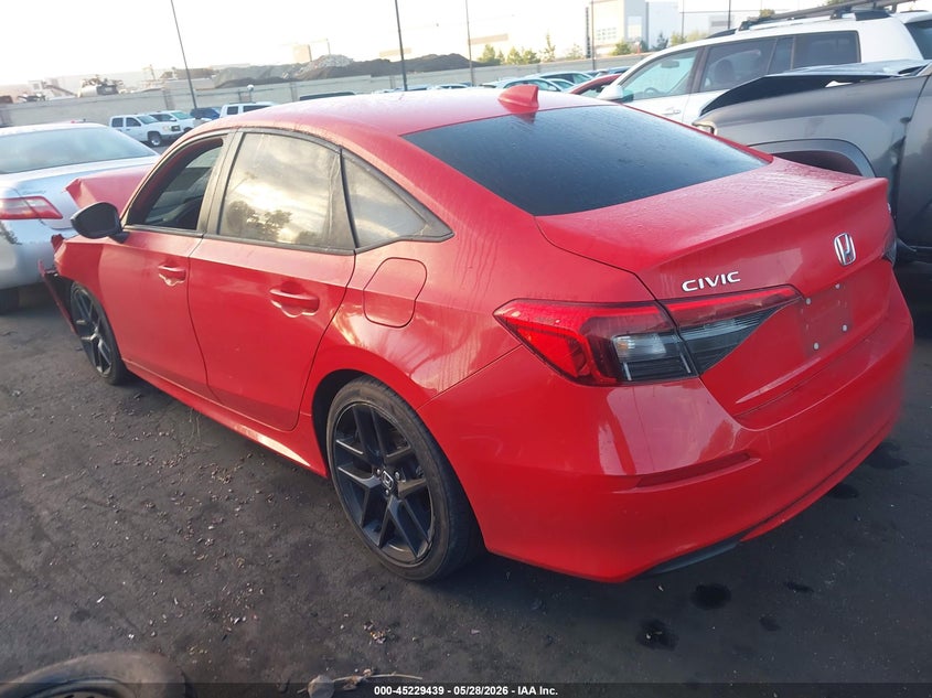 2024 Honda Civic VIN 2HGFE2F54RH589414 IAAI salvage auction — FRONT END, Salvage Title, sold $5,850 on 2026-07-31 (photo 3)