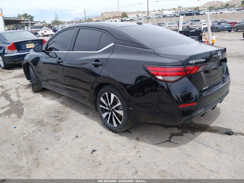 2025 Nissan Sentra VIN 3N1AB8CVXSY409395 IAAI salvage auction — FRONT END, Salvage Title, sold $4,600 on 2026-07-31 (photo 3)