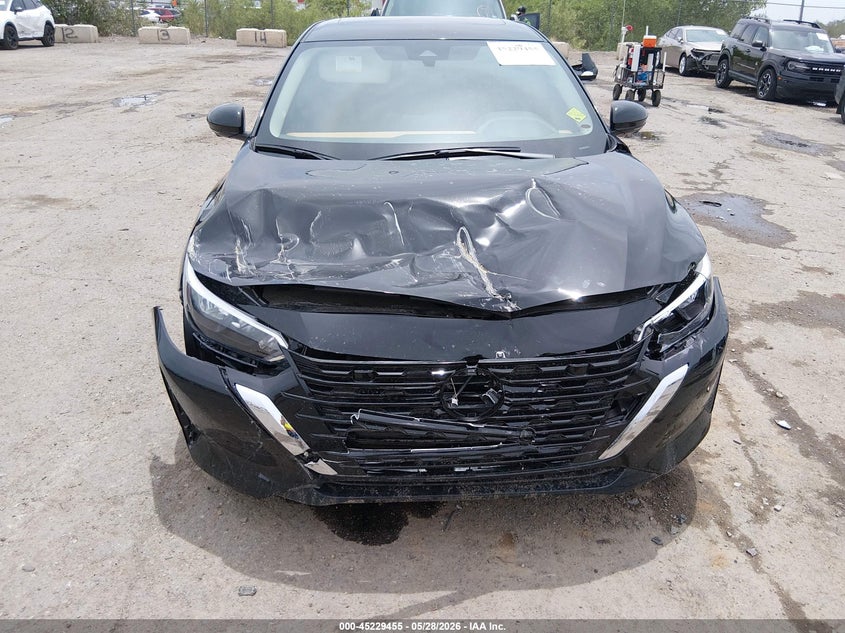 2025 Nissan Sentra VIN 3N1AB8CVXSY409395 IAAI salvage auction — FRONT END, Salvage Title, sold $4,600 on 2026-07-31 (photo 6)