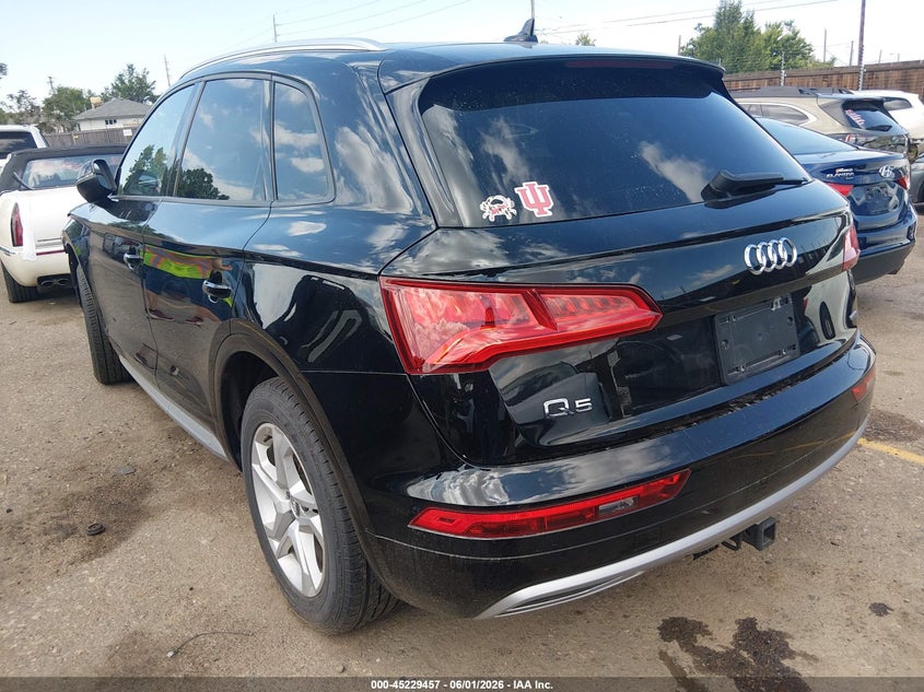 2018 Audi Q5 VIN WA1ANAFY7J2227386 IAAI salvage auction — FRONT END, Salvage Title, sold $7,450 on 2026-07-21 (photo 3)