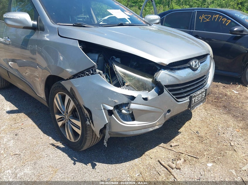 2014 Hyundai Tucson VIN KM8JUCAG3EU799533 IAAI salvage auction — RIGHT FRONT, Salvage Title, sold $1,250 on 2026-07-12 (photo 6)