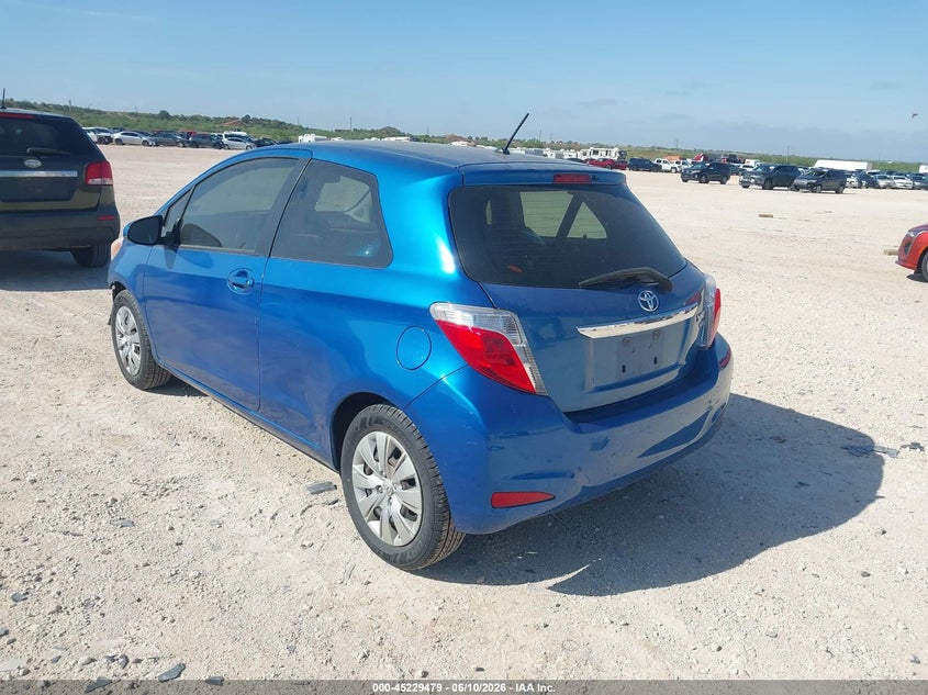 2013 Toyota Yaris VIN JTDJTUD39DD550142 IAAI salvage auction — FRONT END, Original (Texas), sold $2,200 on 2026-07-23 (photo 3)