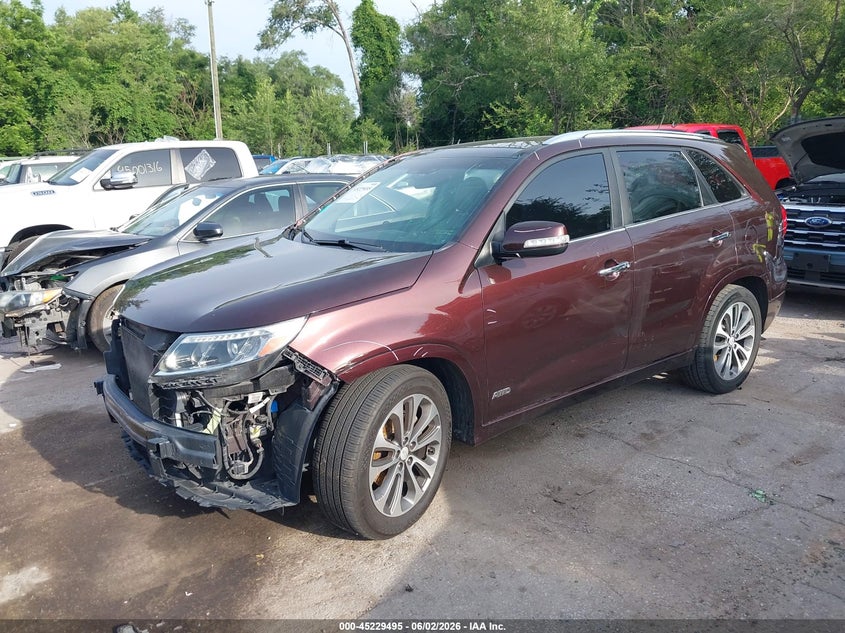 2015 Kia Sorento VIN 5XYKWDA72FG625870 IAAI salvage auction — FRONT END, Clear (Kansas), sold $1,600 on 2026-07-22 (photo 2)