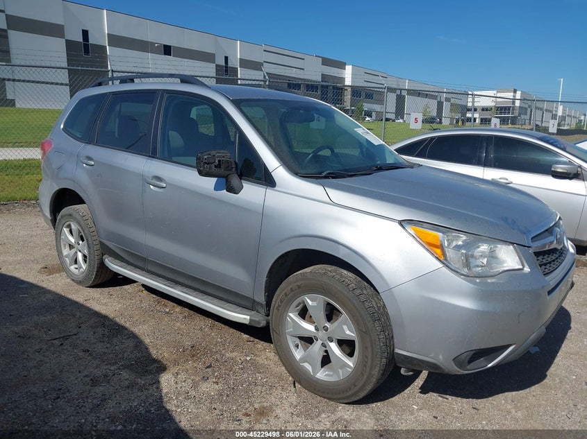 2015 Subaru Forester VIN JF2SJABC3FH419717 IAAI salvage auction — HAIL, Original (Texas), sold $1,525 on 2026-07-21 (photo 1)