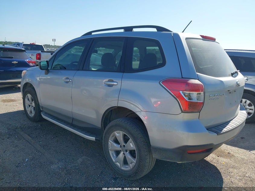 2015 Subaru Forester VIN JF2SJABC3FH419717 IAAI salvage auction — HAIL, Original (Texas), sold $1,525 on 2026-07-21 (photo 3)