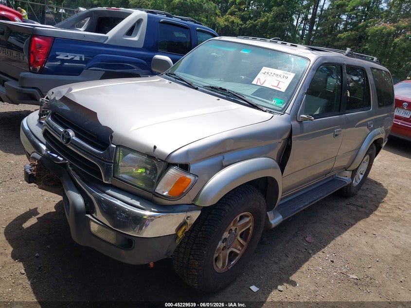 2002 Toyota 4runner VIN JT3HN86R329061404 IAAI salvage auction — FRONT END, Clear (Virginia), sold $25 on 2026-07-23 (photo 2)
