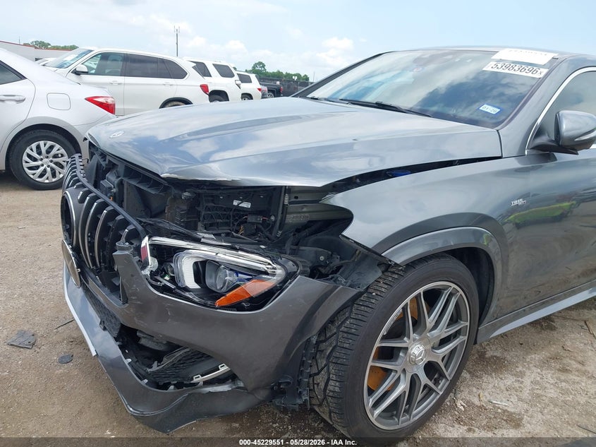 2023 Mercedes-benz Amg gle coupe VIN 4JGFD6BB3PA911326 IAAI salvage auction — FRONT END, Original (Texas), sold $40,000 on 2026-08-03 (photo 6)