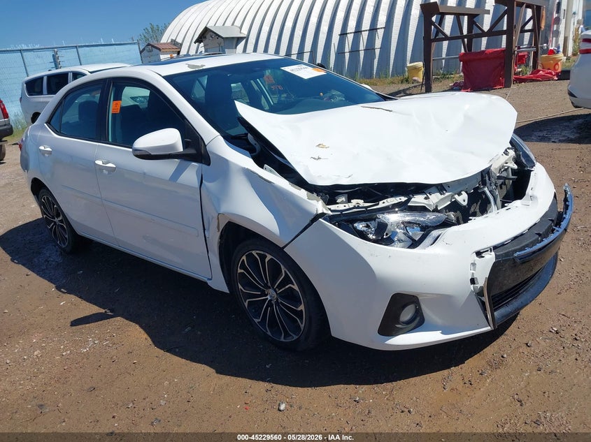 2014 Toyota Corolla VIN 5YFBURHE6EP127401 IAAI salvage auction — FRONT END, Salvage (Montana), sold $1,250 on 2026-08-01 (photo 1)