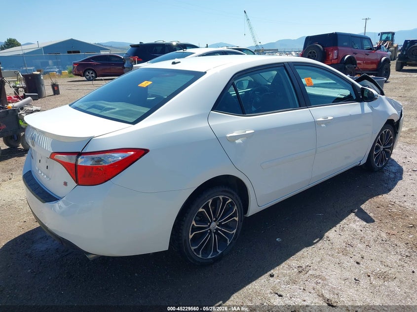 2014 Toyota Corolla VIN 5YFBURHE6EP127401 IAAI salvage auction — FRONT END, Salvage (Montana), sold $1,250 on 2026-08-01 (photo 4)
