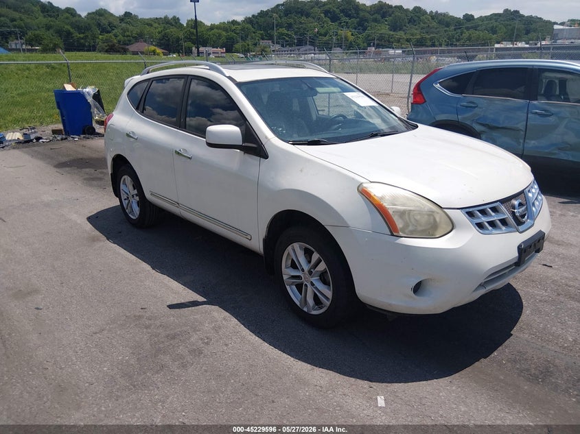 2013 Nissan Rogue VIN JN8AS5MV8DW111680 IAAI salvage auction — HAIL, Salvage (Missouri), sold $600 on 2026-07-07 (photo 1)