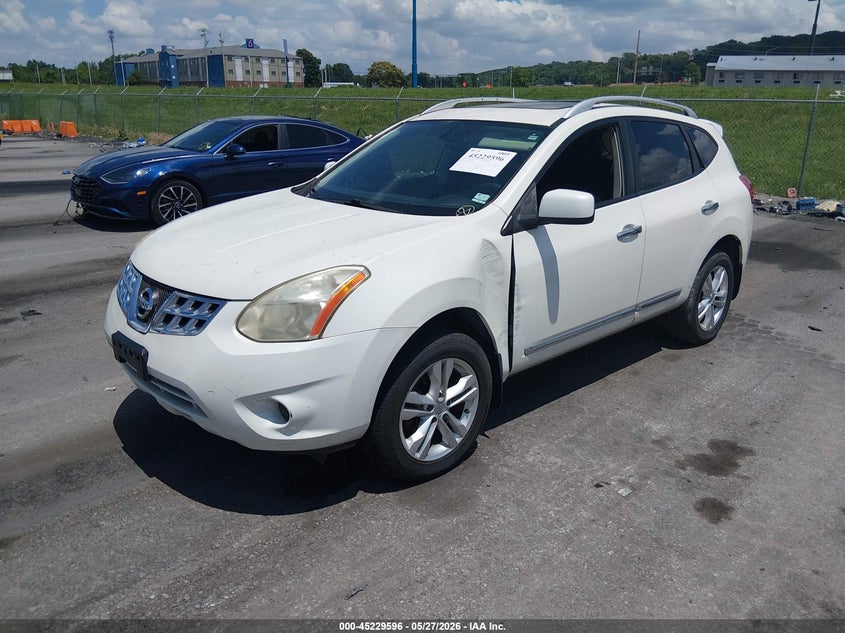 2013 Nissan Rogue VIN JN8AS5MV8DW111680 IAAI salvage auction — HAIL, Salvage (Missouri), sold $600 on 2026-07-07 (photo 2)