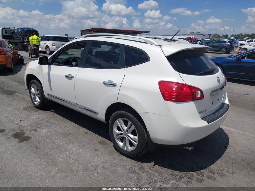 2013 Nissan Rogue VIN JN8AS5MV8DW111680 IAAI salvage auction — HAIL, Salvage (Missouri), sold $600 on 2026-07-07 (photo 3)