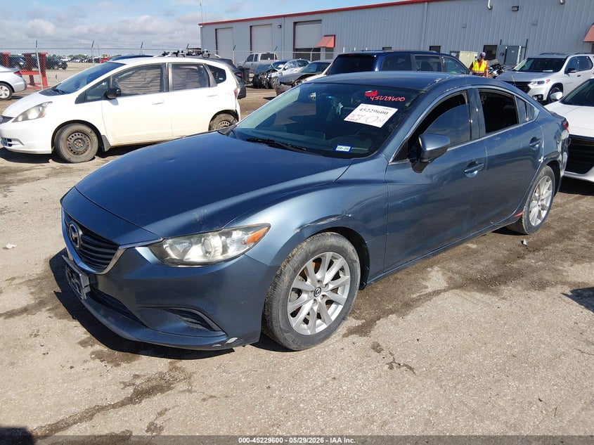 2016 Mazda 6 VIN JM1GJ1U50G1432339 IAAI salvage auction — LEFT FRONT, Salvage Title, sold $650 on 2026-07-24 (photo 2)
