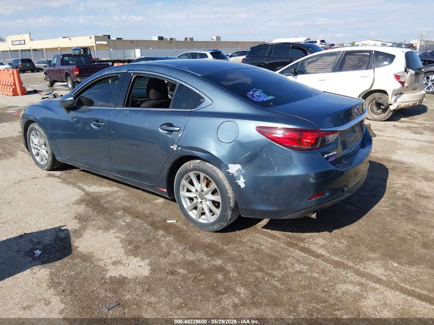 2016 Mazda 6 VIN JM1GJ1U50G1432339 IAAI salvage auction — LEFT FRONT, Salvage Title, sold $650 on 2026-07-24 (photo 3)