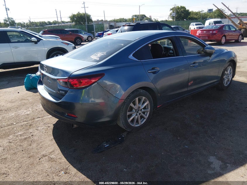 2016 Mazda 6 VIN JM1GJ1U50G1432339 IAAI salvage auction — LEFT FRONT, Salvage Title, sold $650 on 2026-07-24 (photo 4)