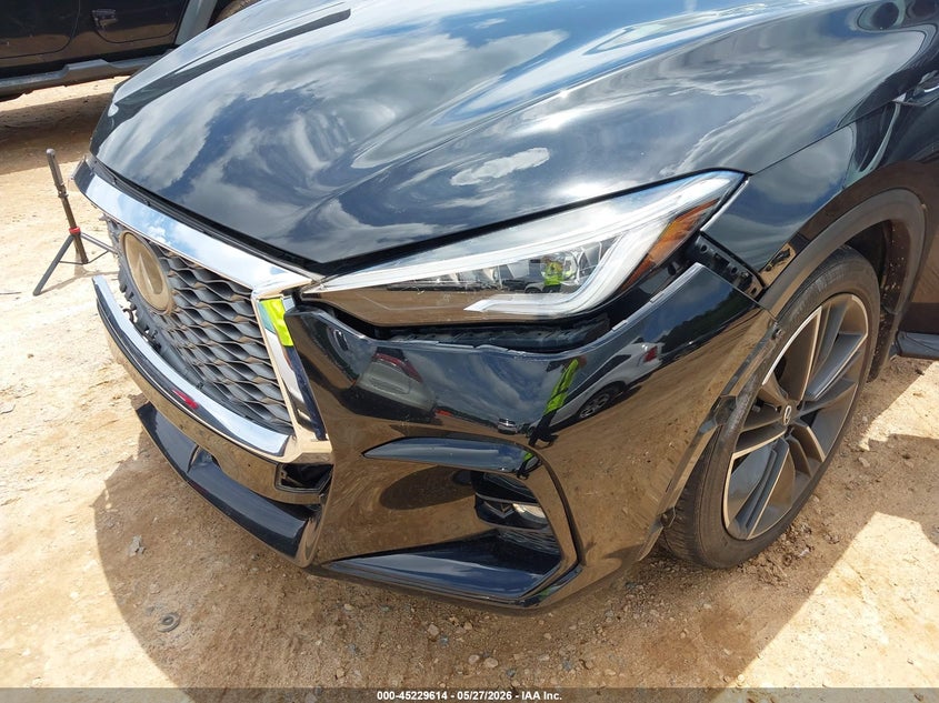 2022 Infiniti Qx55 VIN 3PCAJ5K30NF100596 IAAI salvage auction — FRONT & REAR, Salvage (North Carolina), sold $3,800 on 2026-07-27 (photo 6)