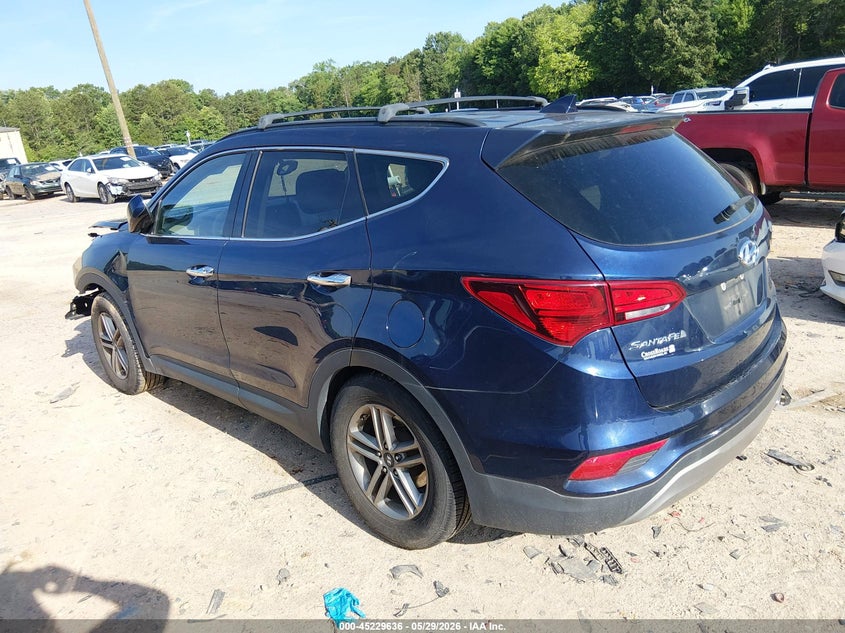 2017 Hyundai Santa fe VIN 5XYZU3LB9HG448429 IAAI salvage auction — FRONT END, Salvage (North Carolina), sold $1,000 on 2026-07-20 (photo 3)