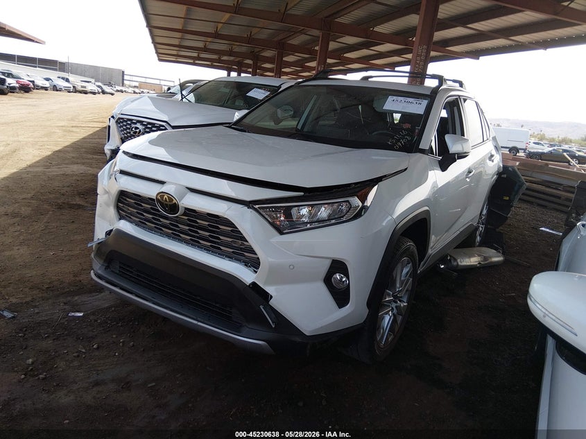 2019 Toyota Rav 4 VIN JTMY1RFV1KD019708 IAAI salvage auction — REAR END, Salvage Title, sold $7,200 on 2026-07-14 (photo 2)