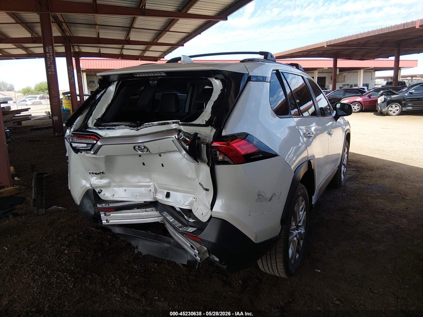 2019 Toyota Rav 4 VIN JTMY1RFV1KD019708 IAAI salvage auction — REAR END, Salvage Title, sold $7,200 on 2026-07-14 (photo 4)