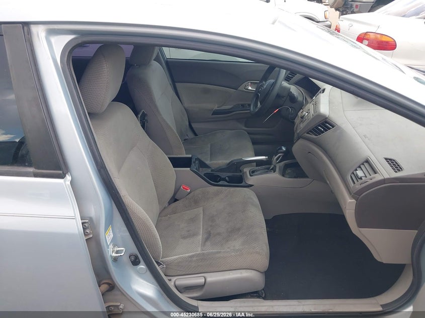 2012 Honda Civic hybrid VIN JHMFB4F28CS001313 IAAI salvage auction — FRONT END, Clear (Arizona), sold $1,200 on 2026-07-30 (photo 5)