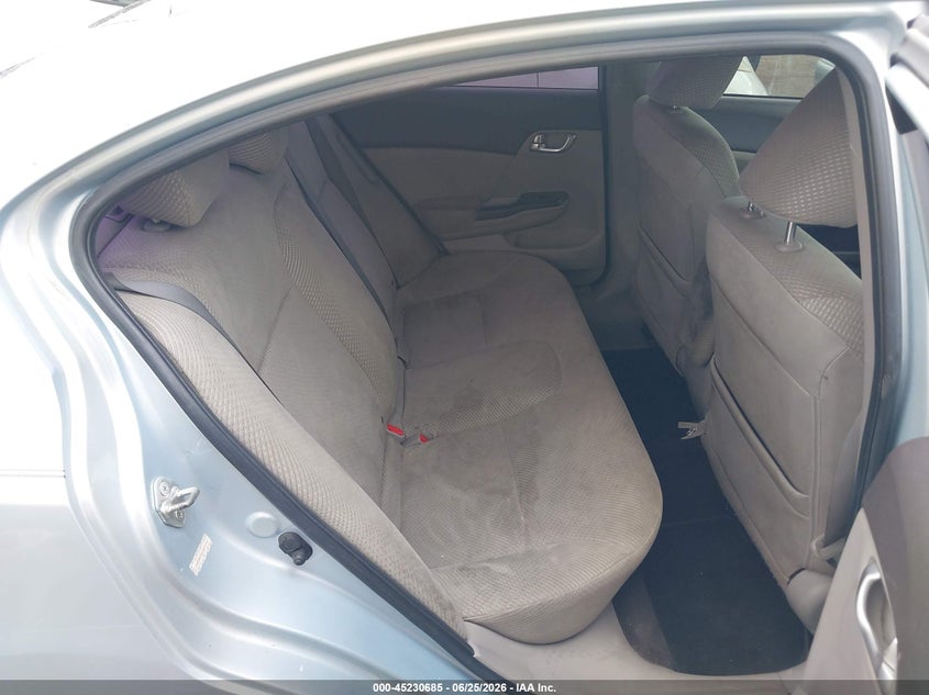 2012 Honda Civic hybrid VIN JHMFB4F28CS001313 IAAI salvage auction — FRONT END, Clear (Arizona), sold $1,200 on 2026-07-30 (photo 8)