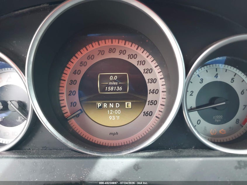 2012 Mercedes-benz C class VIN WDDGF4HB0CA604646 IAAI salvage auction — NORMAL WEAR, Clear (Florida), sold $650 on 2026-08-07 (photo 7)